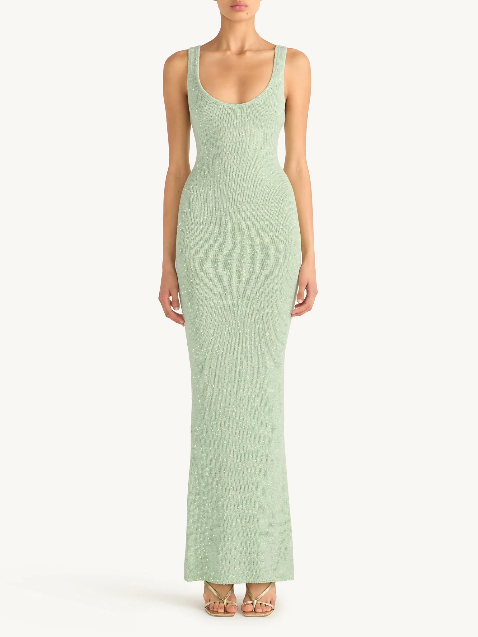 Ana Dress - Sage Sequin - Image 3