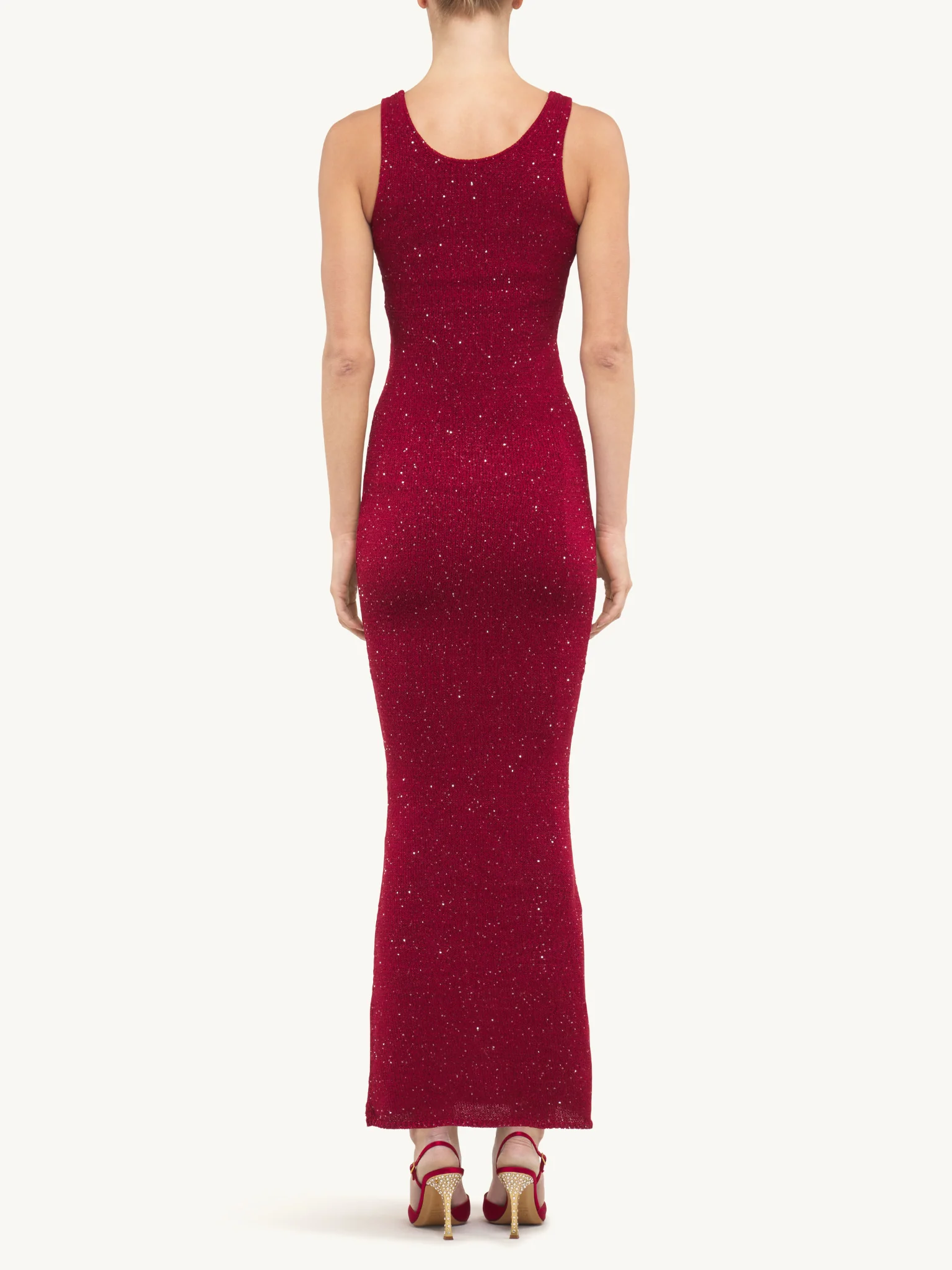 Ana Dress - Wine Sequin - Image 5
