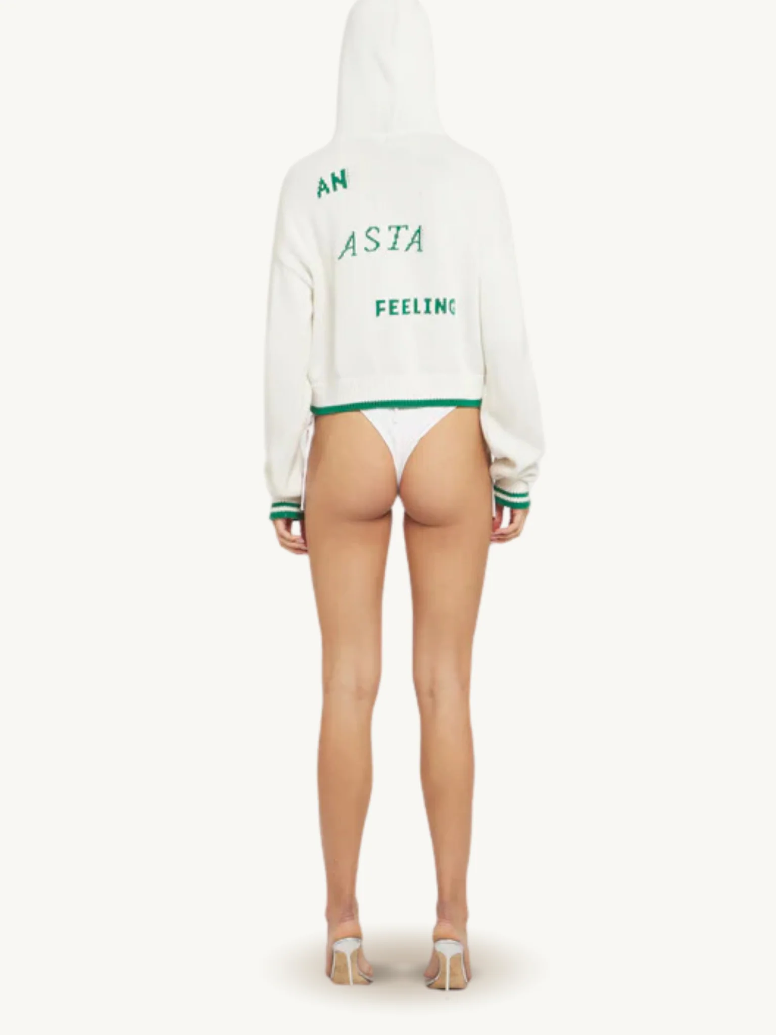 AR Club Hoodie Sweater - White - Image 3