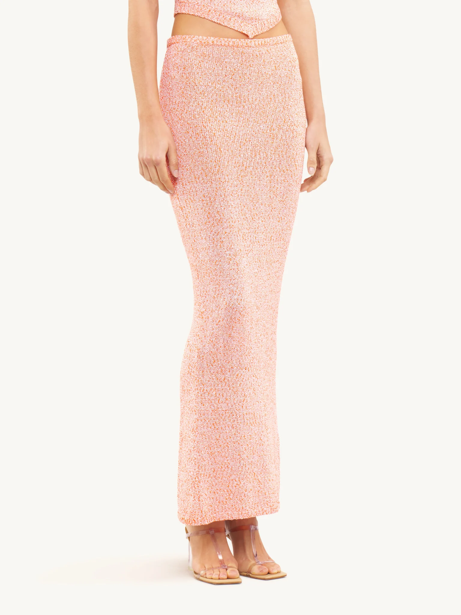 Carolina Skirt - Peach Sequin - Image 5