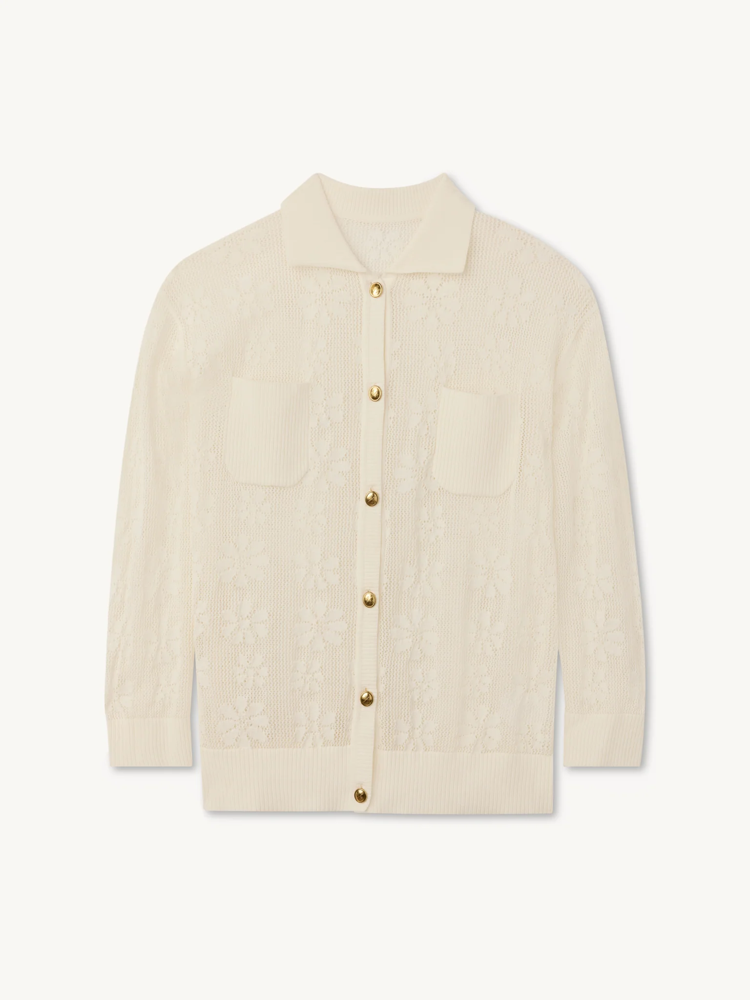 Delilah Crochet Shirt - Image 13