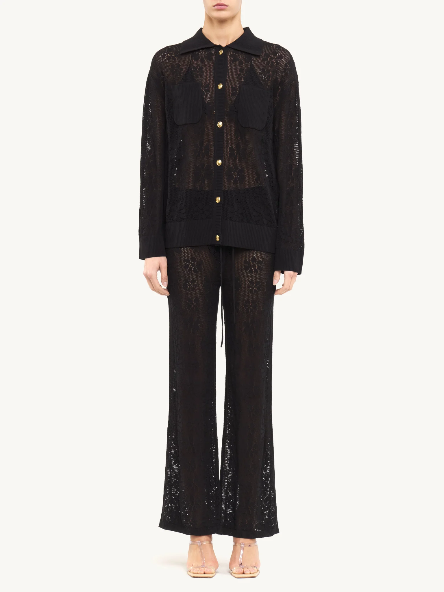 Delilah Crochet Shirt - Image 6