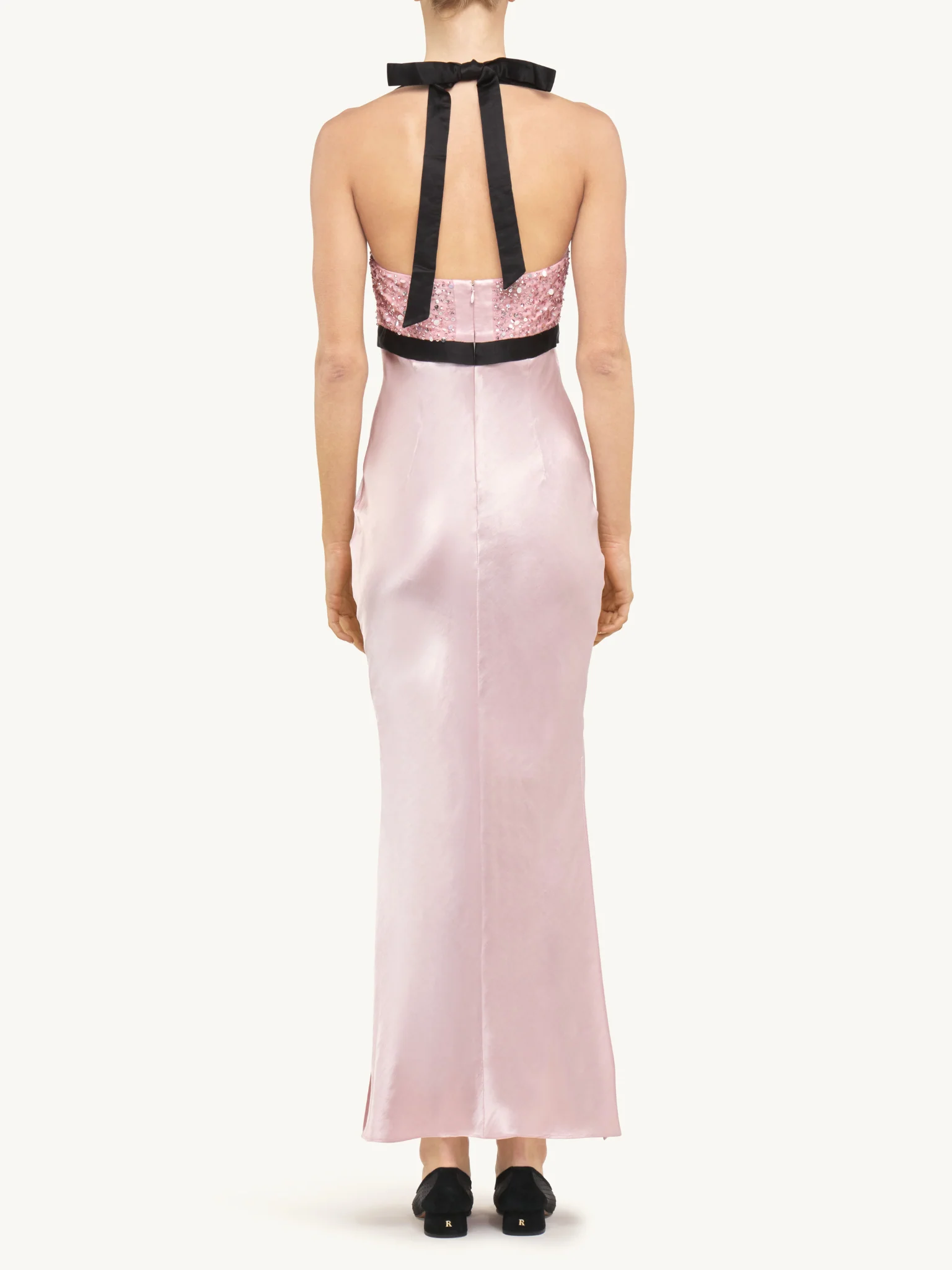 Eloise Hand Beaded Dress - Bon Bon Pink - Image 5