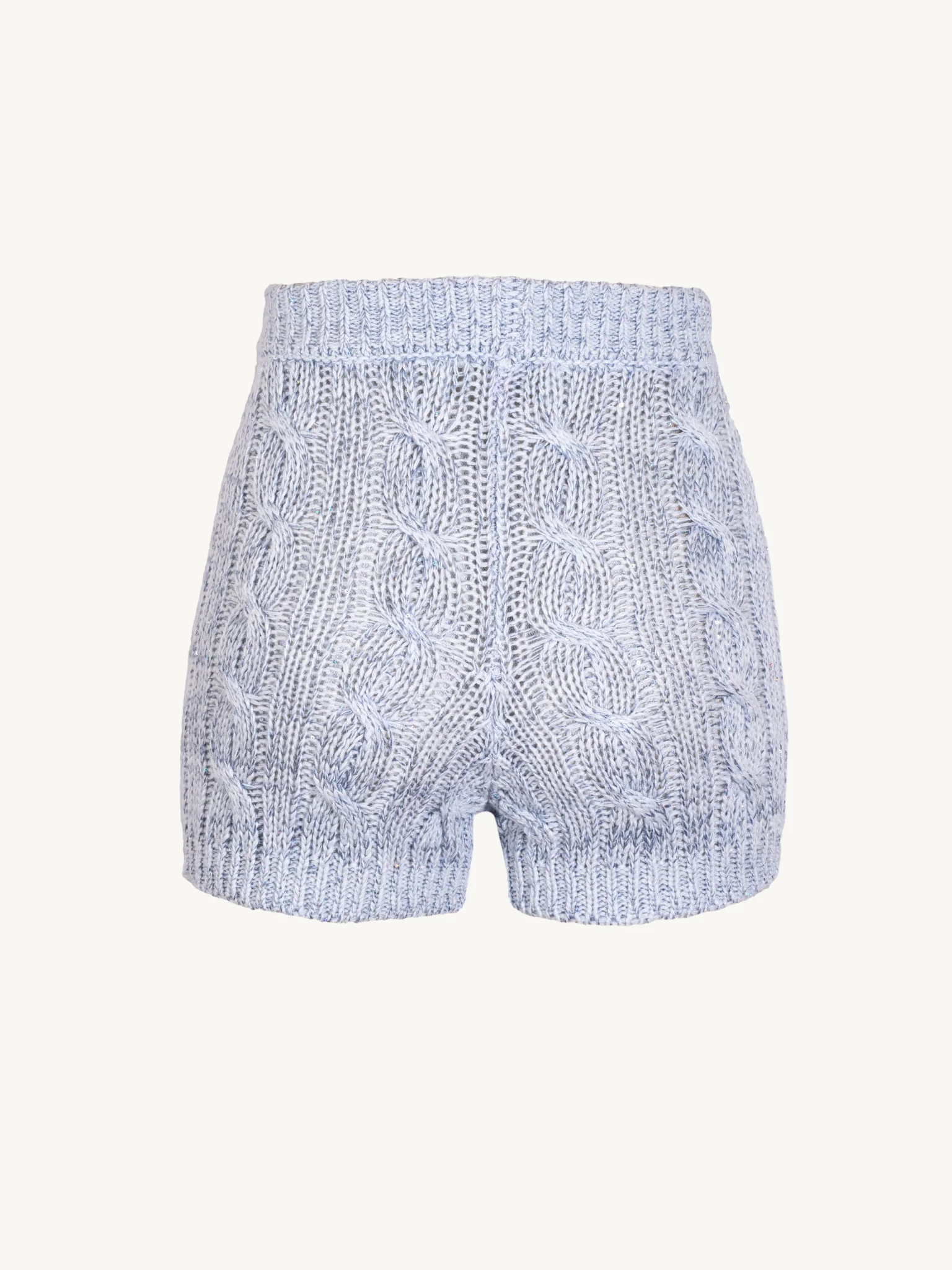 Elsa Cable Knit Short - Ice Blue Sequin - Image 5