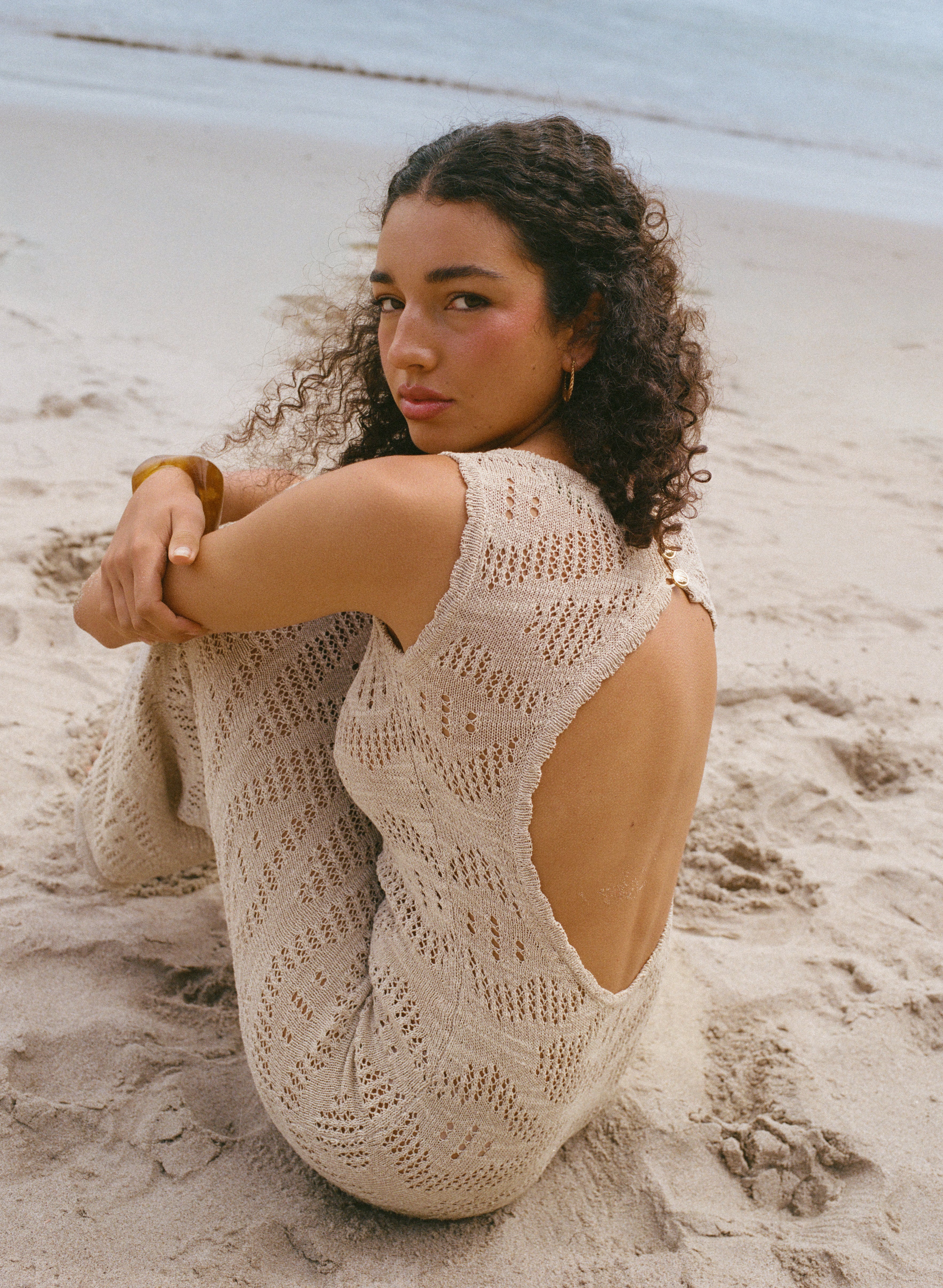 Eve Dress - Sand Shimmer - Image 5