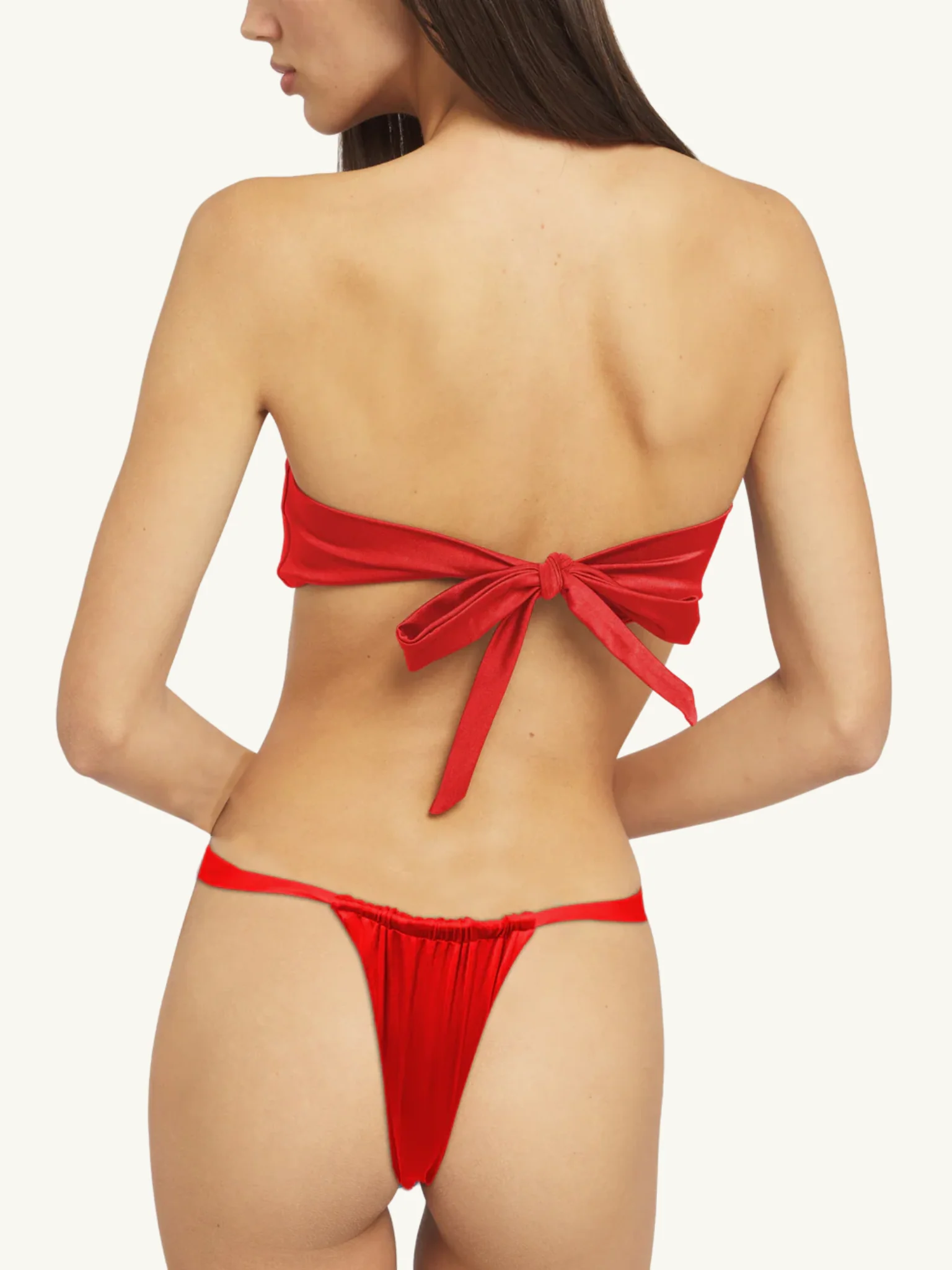 Frida Bikini Bottoms - Cherry Red - Image 3