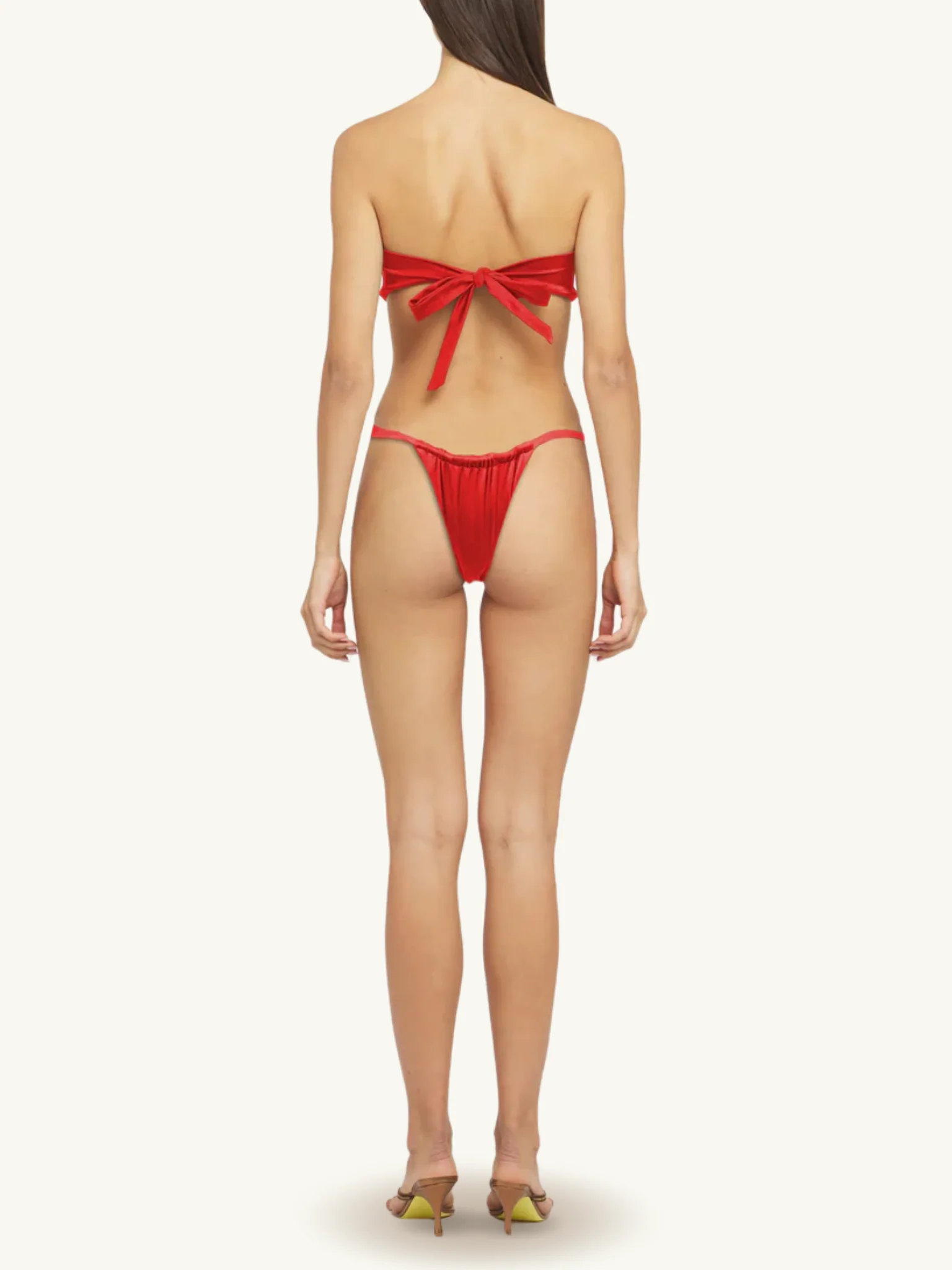 Frida Bikini Bottoms - Cherry Red - Image 4