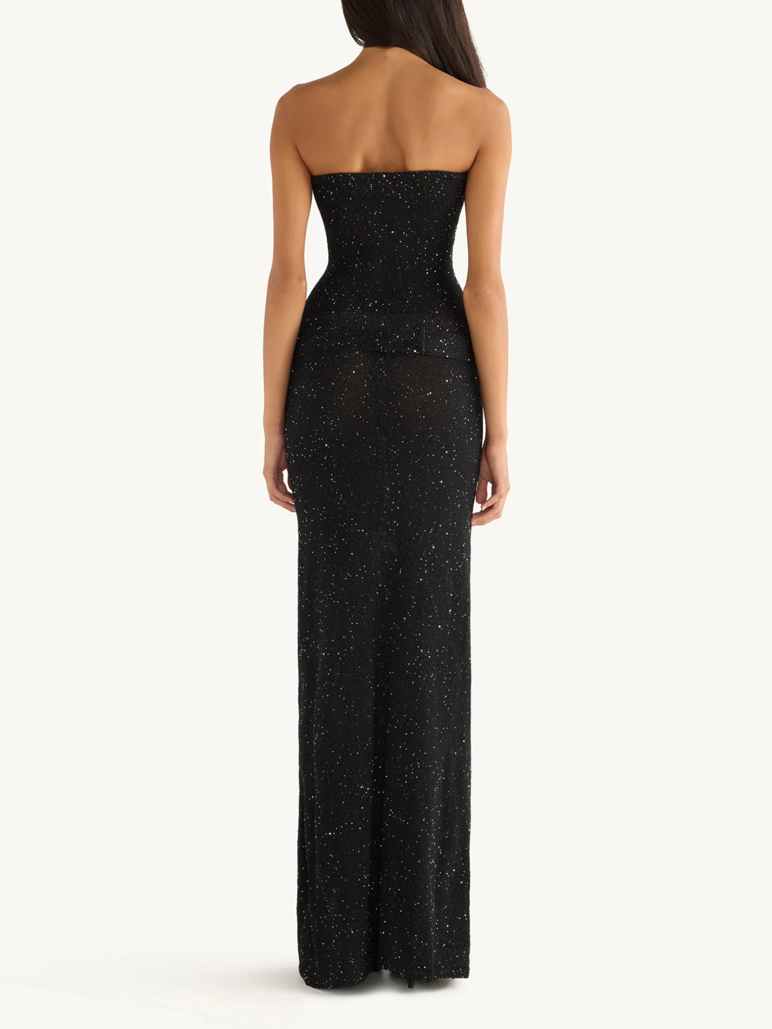 Gisele Dress - Black/Silver Sequin - Image 3