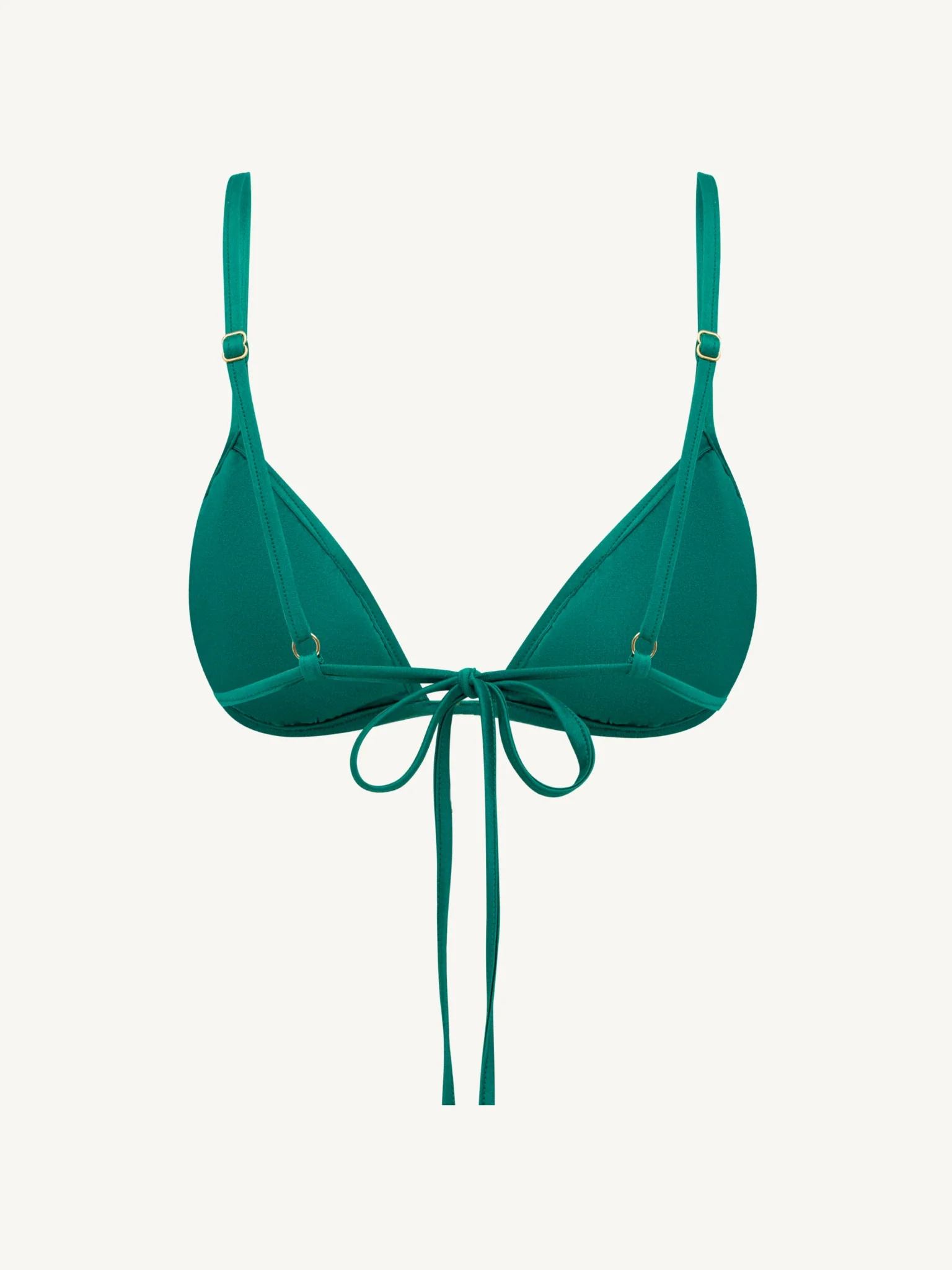 Iara Knitted Bikini Top - Palm Green Sequin - Image 5