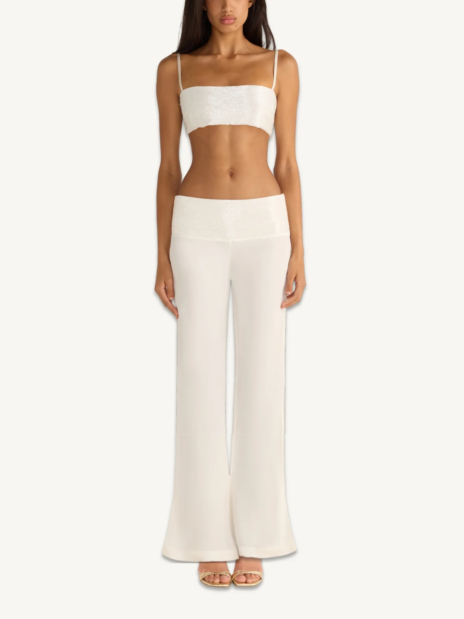 Iris Beaded Pant - Salt - Image 2