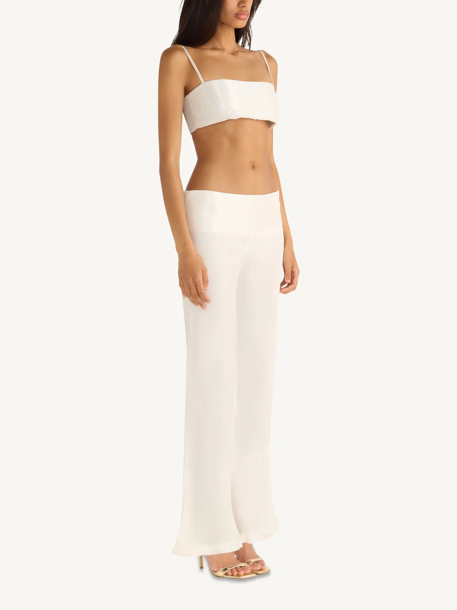 Iris Beaded Pant - Salt - Image 3
