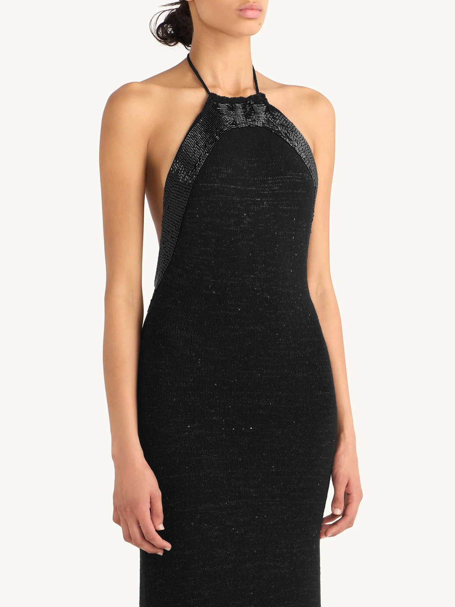 Katie Dress - Black Sequin - Image 4