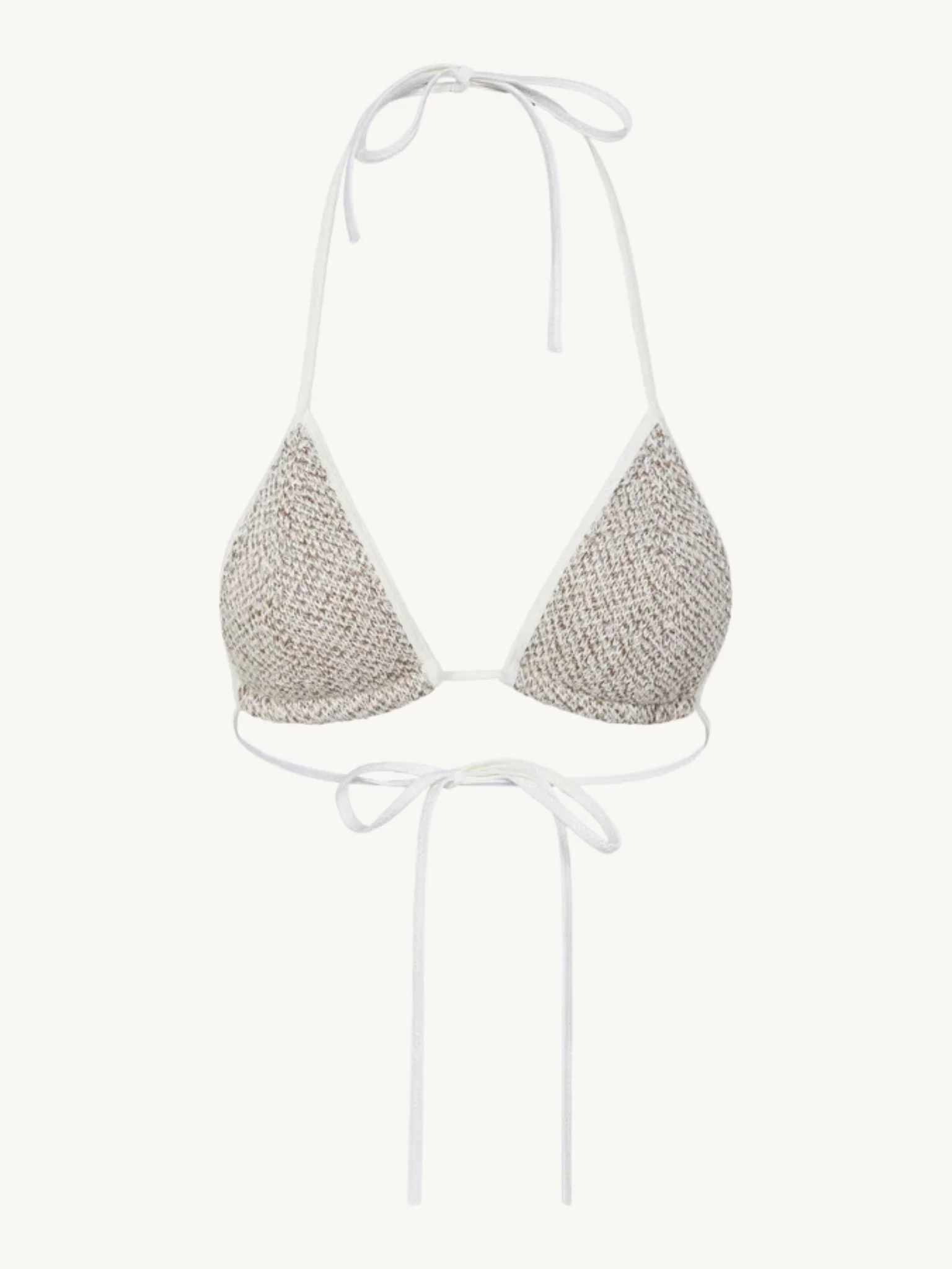 Lio Bikini Top Hazelnut Sequin