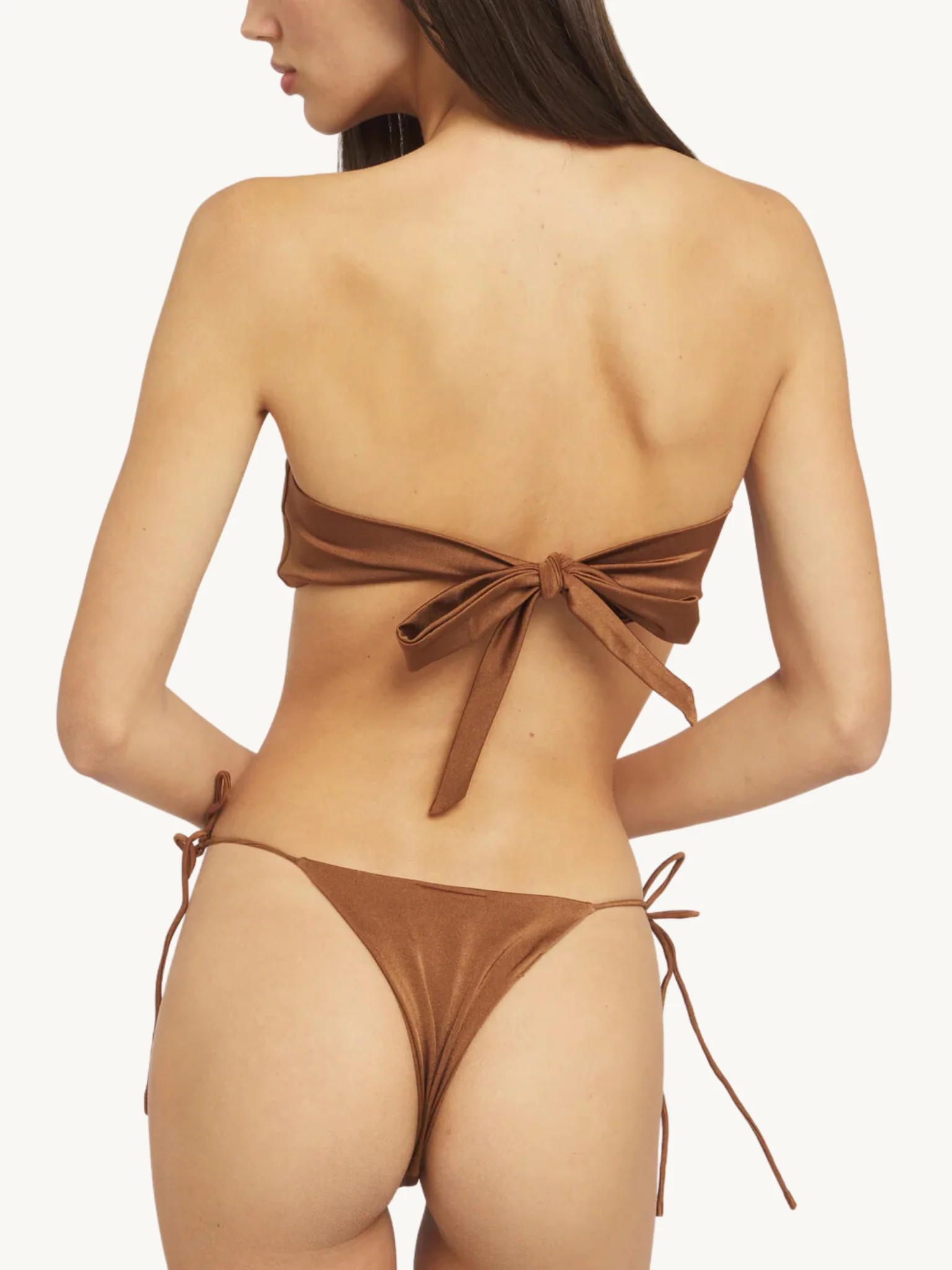 Mia Bikini Top - Cocoa - Image 5