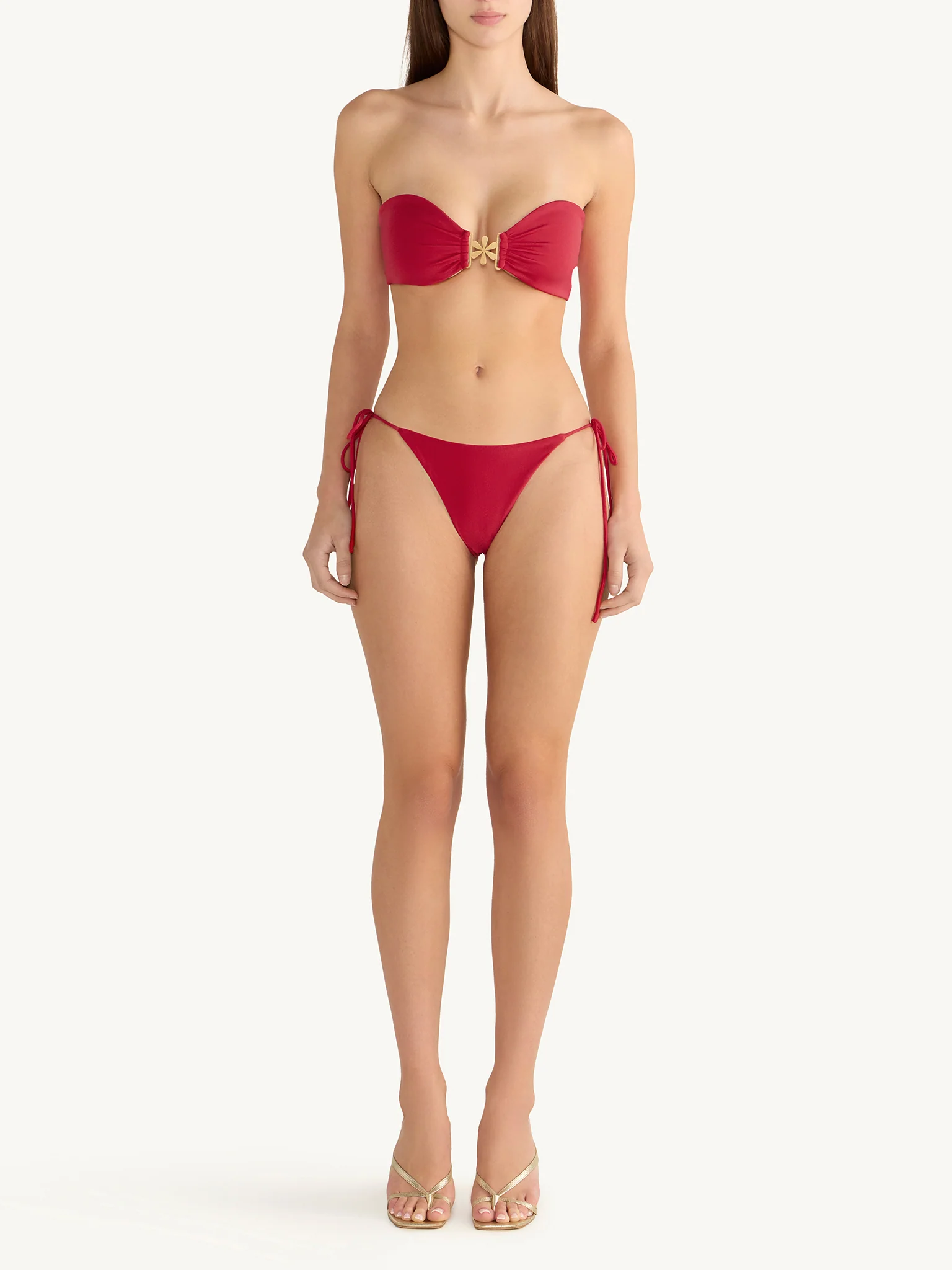 Mia String Bikini Bottom - Rossa - Image 2