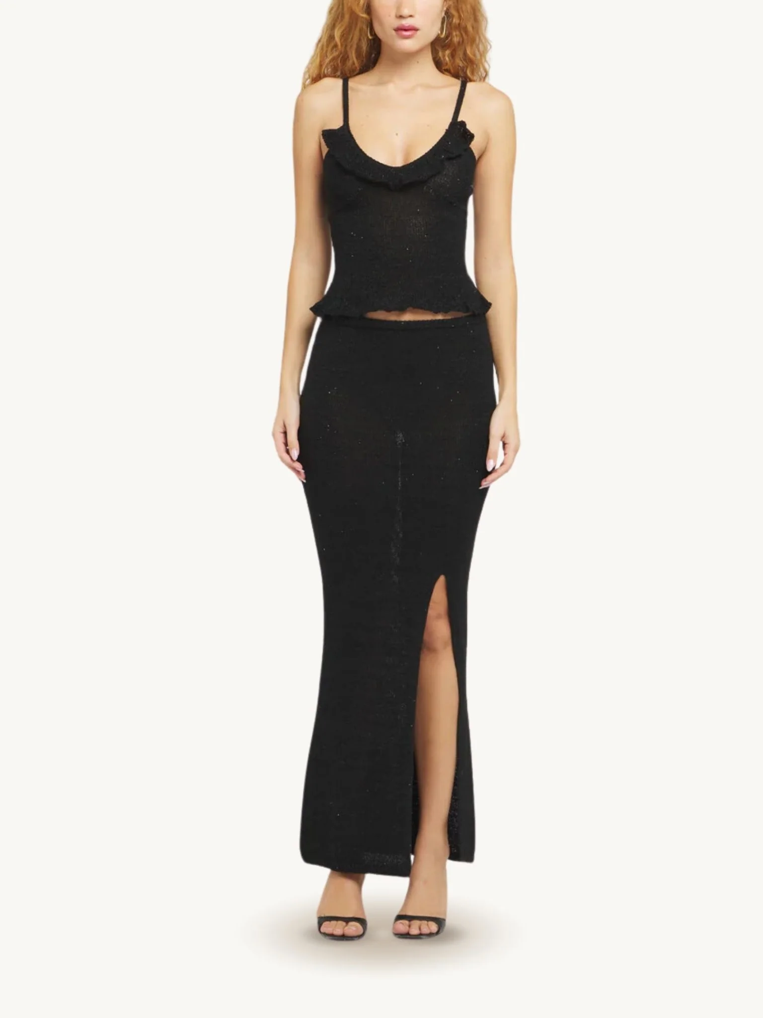 Michaela Camisole - Black Sequin - Image 4