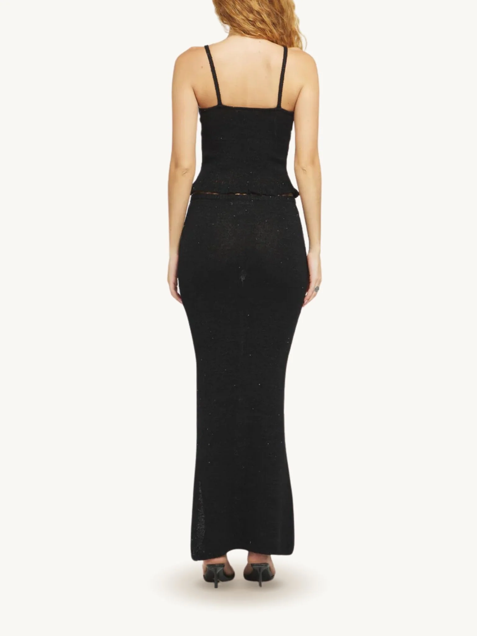 Michaela Camisole - Black Sequin - Image 5