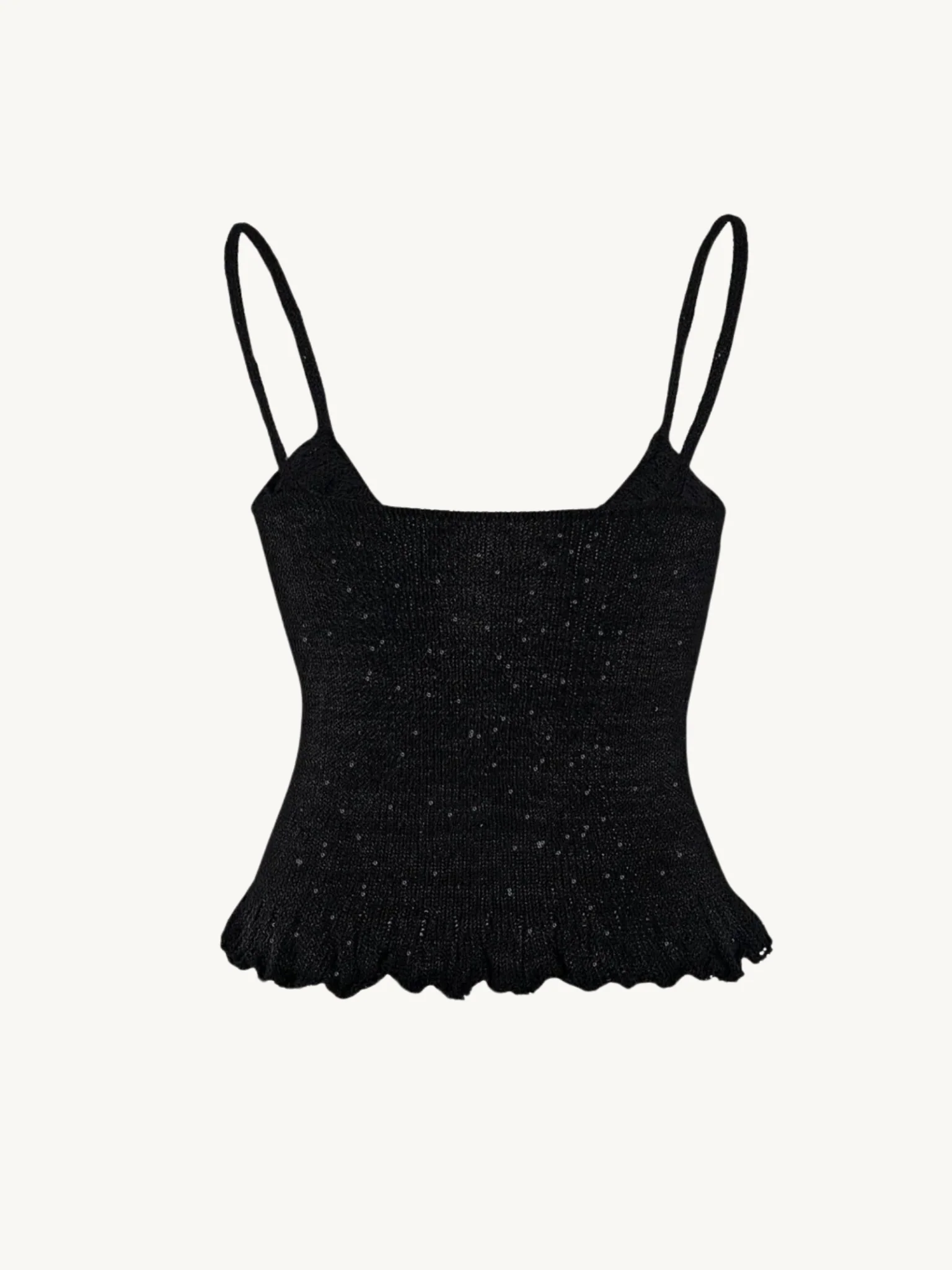 Michaela Camisole - Black Sequin - Image 6