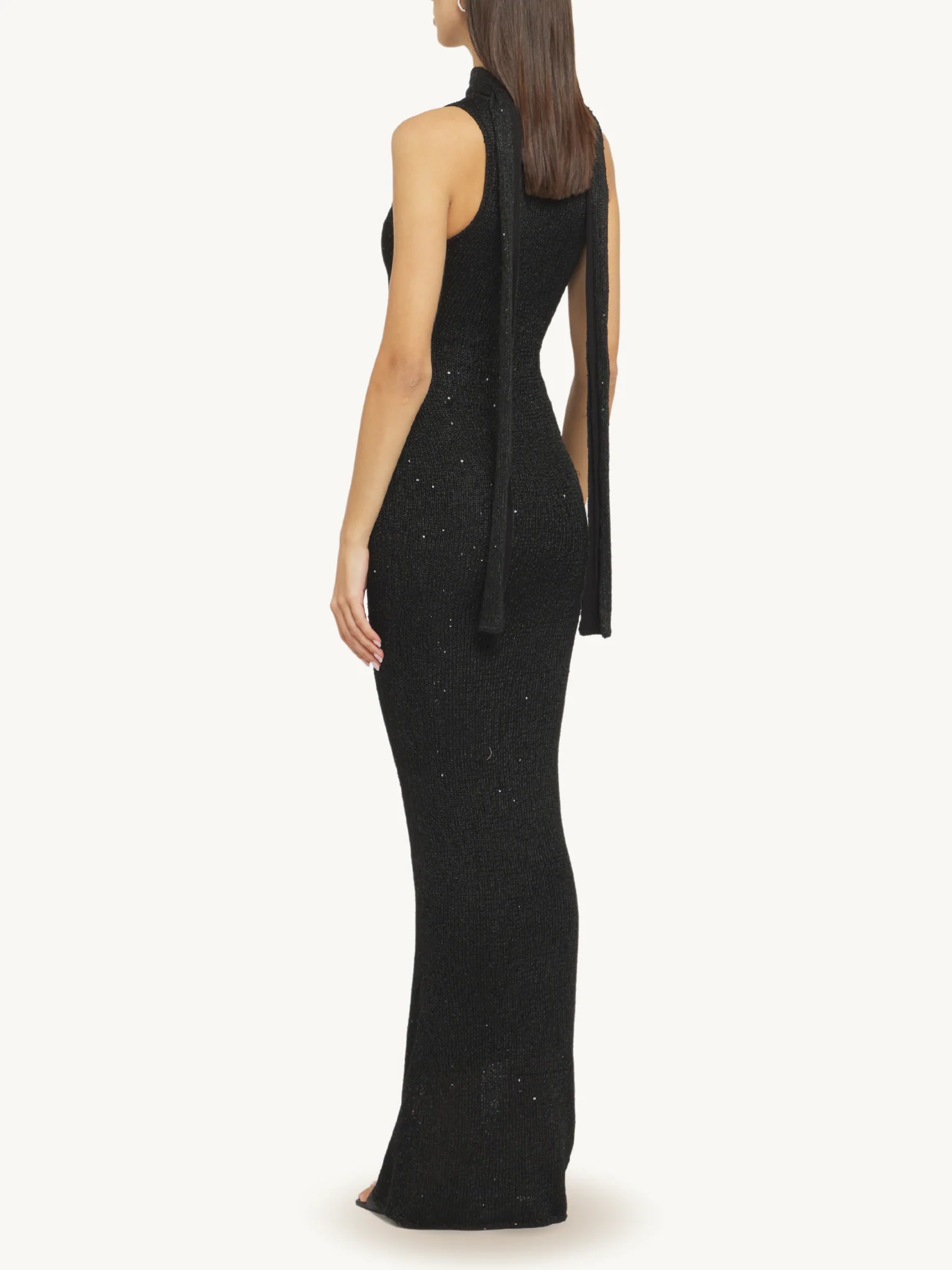 Natalia Dress - Black Sequin - Image 4