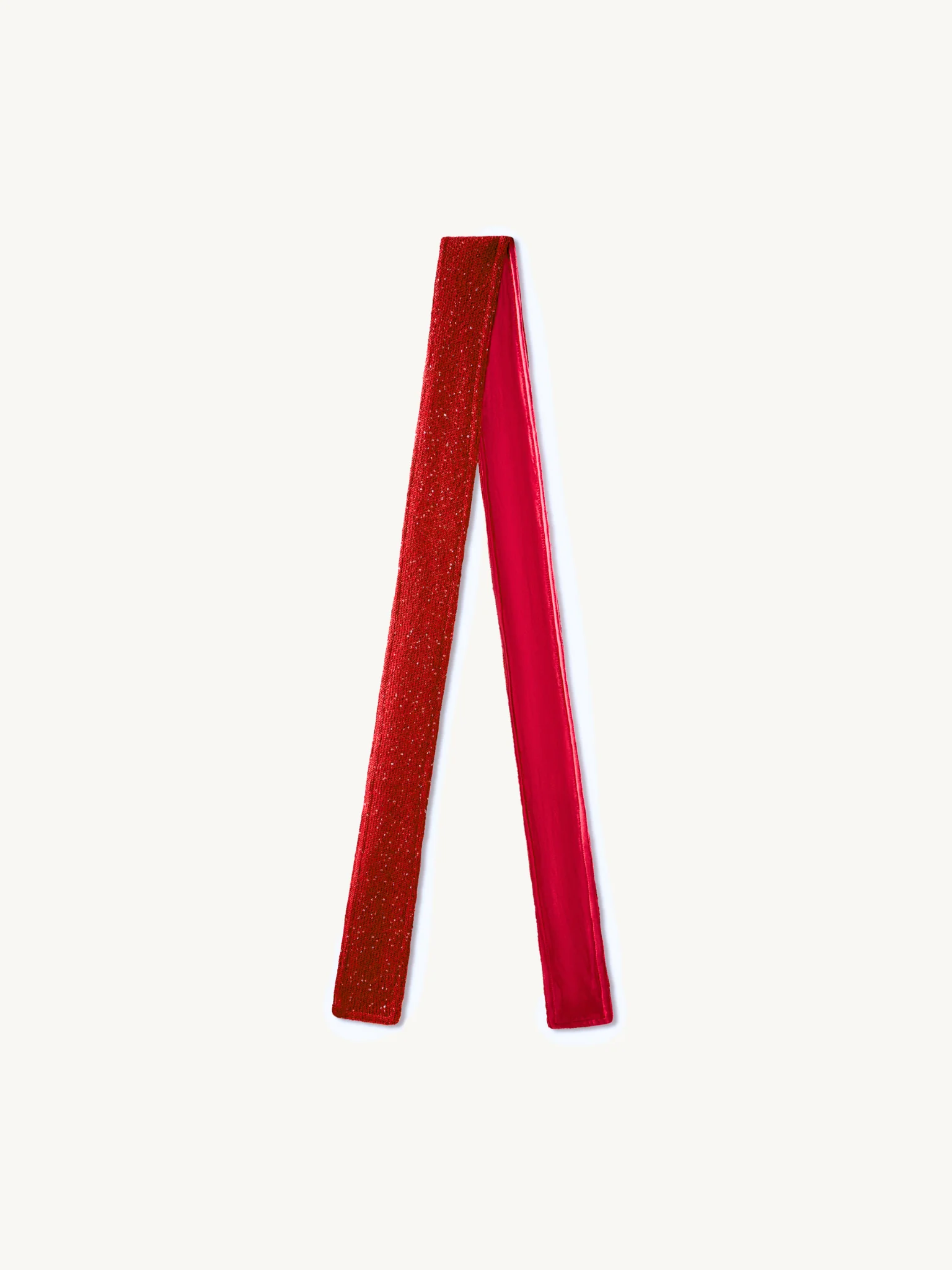 Natalia Skinny Scarf - Rossa Sequin - Image 3