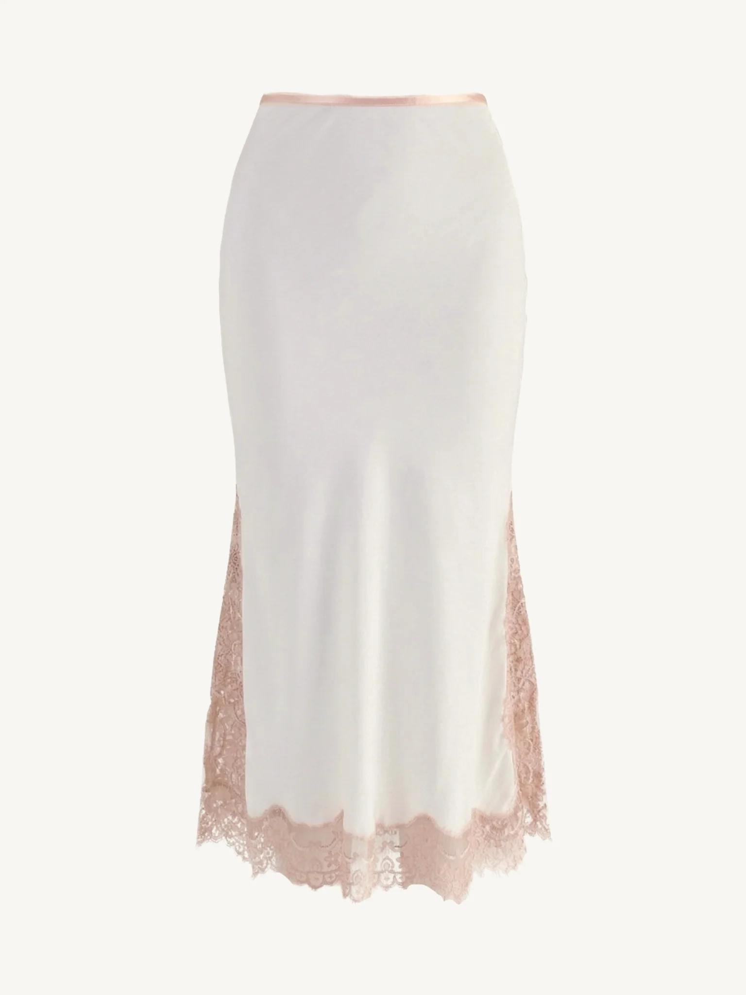Nikolina Midi Skirt - Salt/Pink
