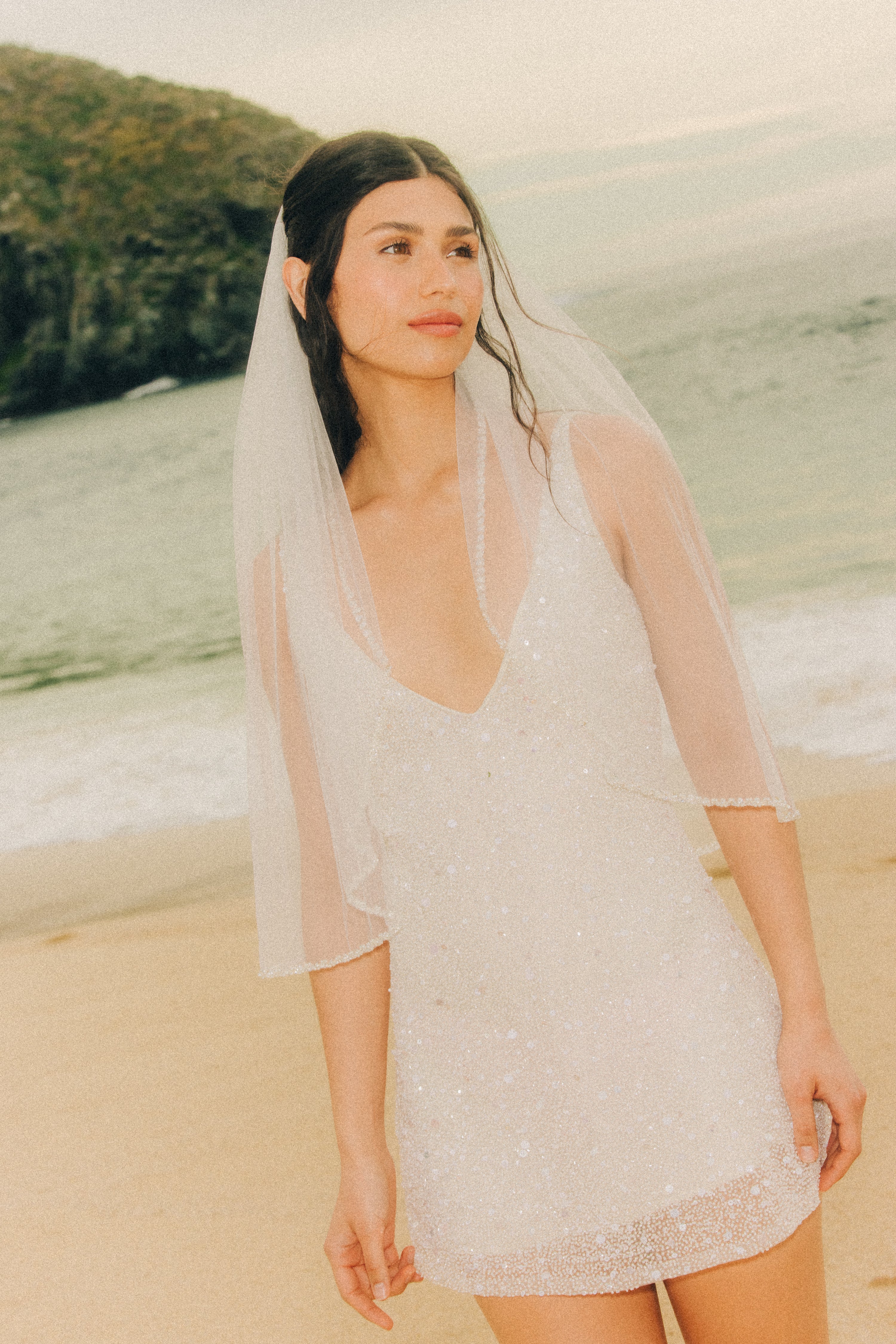 Ophelia Mini Dress - Salt - Image 5