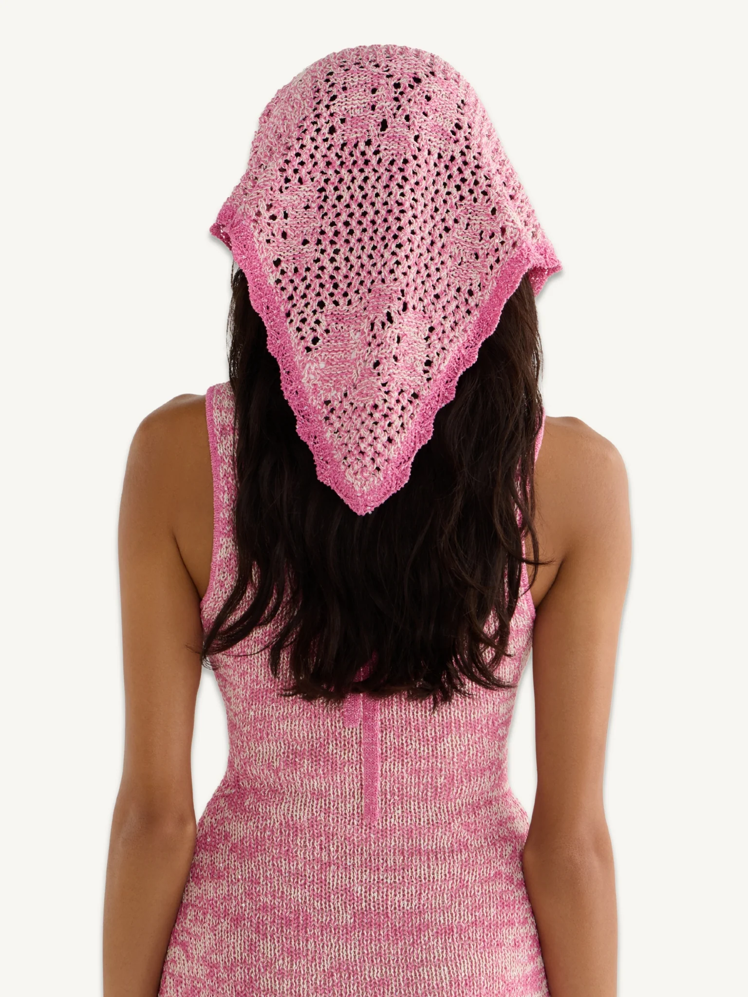 Paillette Bandana - Hydrangea Pink Sequin - Image 5