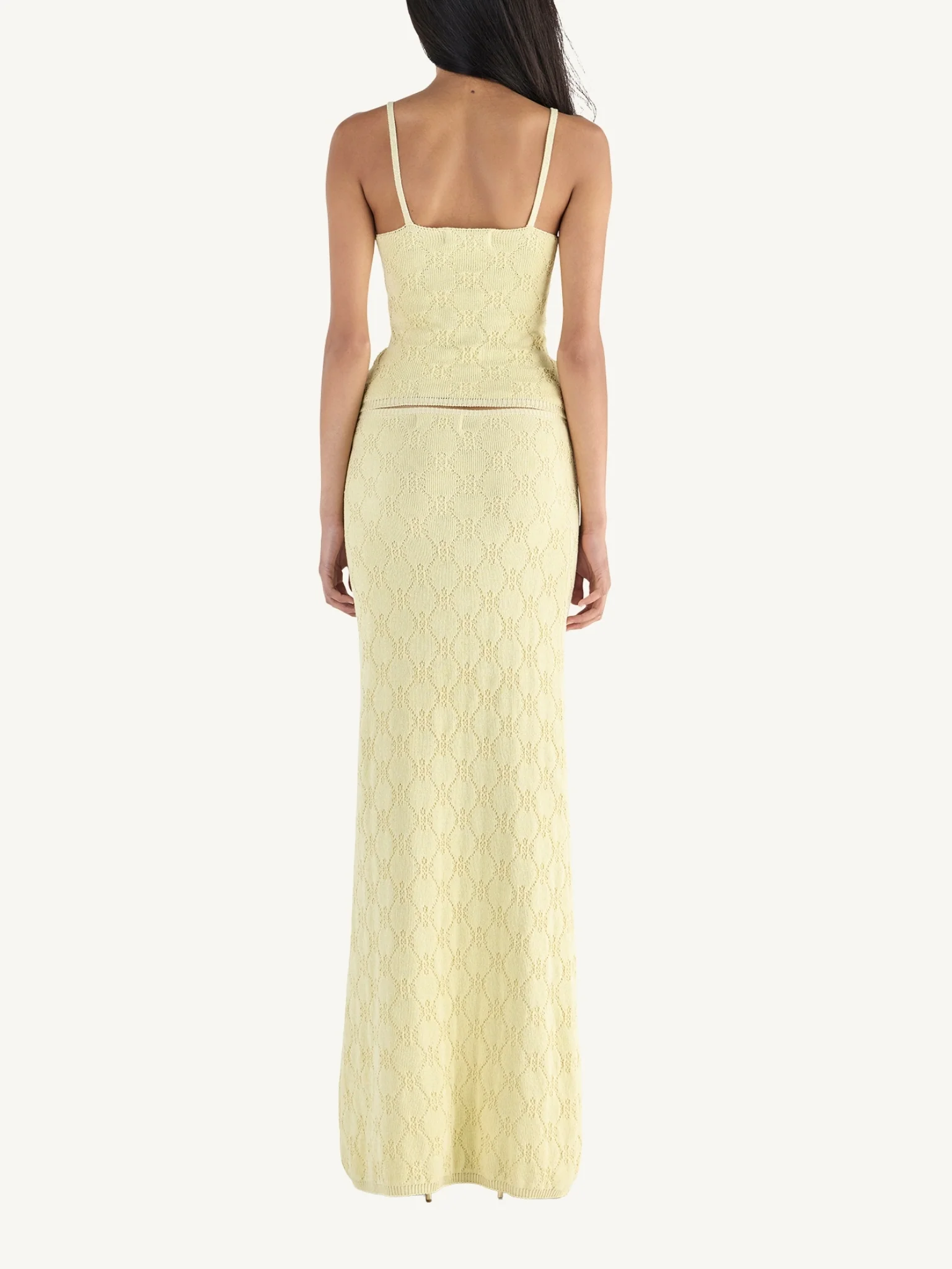 Pointelle Carolina Camisole - Lemon - Image 5