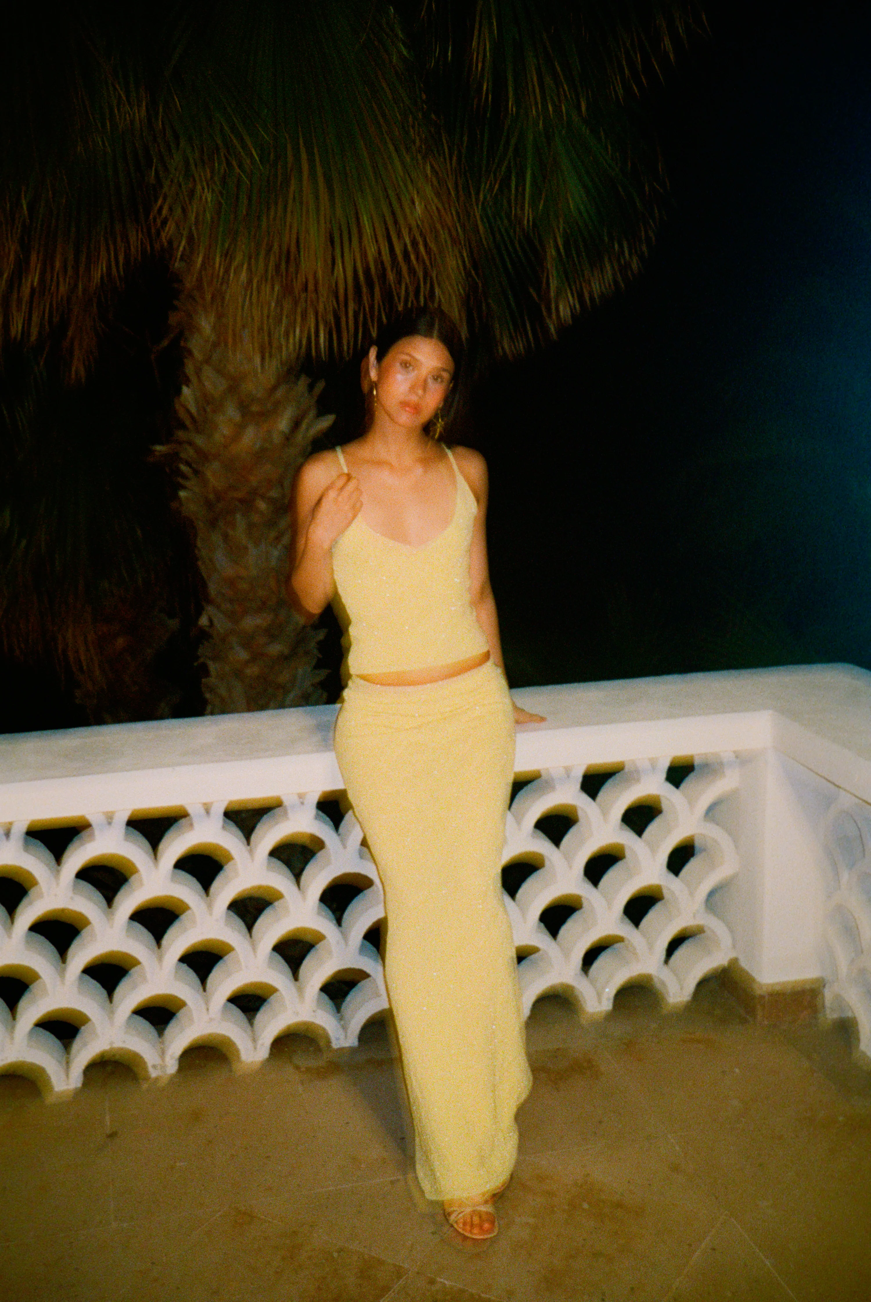Pointelle Carolina Camisole - Lemon - Image 7