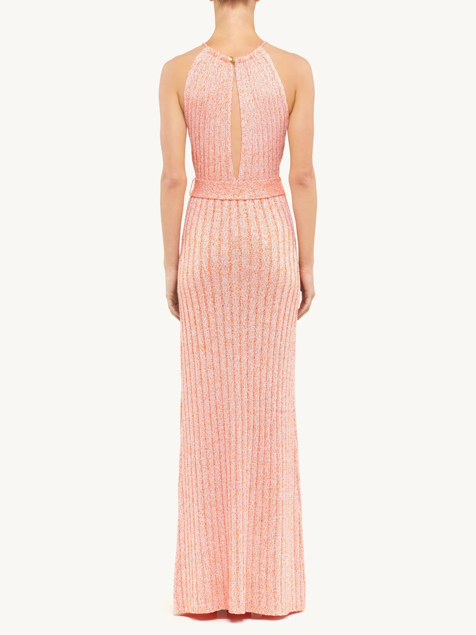 Valeria Dress - Peach Sequin - Image 5