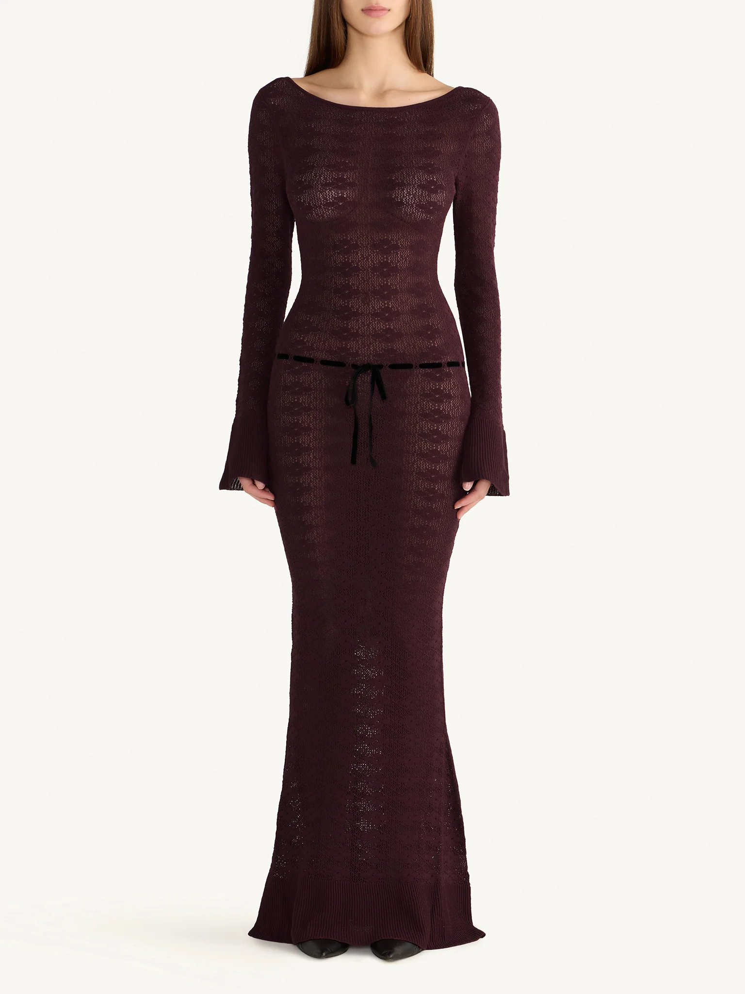 Vivienne Maxi Dress - Port - Image 3